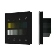 Панель сенсорная INTELLIGENT ARLIGHT SMART-DALI-301-11-4G-3SC-DT8 Черная 230В встраиваемая 2.4G IARL IP20 Пластик 5 лет