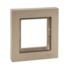 Рамка 1-местная IP44  шамп.  пластик Эпика EKF