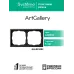 ARTGALLERY рамка 2-постовая, универсальная, карбон