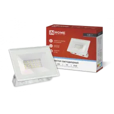 Прожектор светодиодный СДО-7 30 Вт 6500К IP65 белый IN HOME