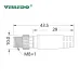 Соединитель кабельный M8-M04T-5.0PVC/BK (вилка)