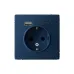 ARTGALLERY розетка 16А с 2 USB A+C, 5В/2,4А/3,0А, 2х5В/1,5А, механизм, аквамарин
