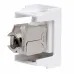 Ком.роз. RJ45 кат.6 экран. (8P8C, Hyperline, Dual IDC: 110&Krone) Viva, белая, 1мод