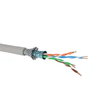 Витая пара SF/UTP 4 пары CAT 5е PVC серый катушка 305м
