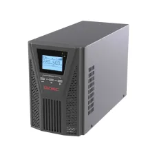 Источник бесперебойного питания Online, Смолл Тауэр (Small Tower), 1000 ВА/900 Вт, 1/1, 2xSchuko, EPO, USB, RS-232, RJ45, з/у 6А, без АКБ