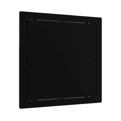 Люк ревизионный LN фланец 150х150 нажимной 172х172 пластик Black EVECS