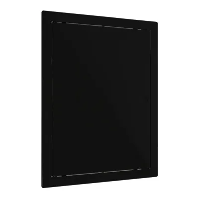 Люк ревизионный LN фланец 150х200 нажимной 172х222 пластик Black EVECS
