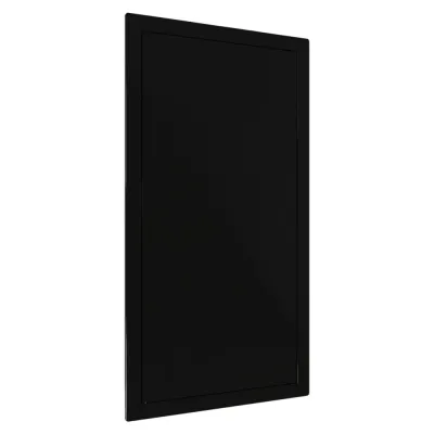 Люк ревизионный LN фланец 150х300 нажимной 172х322 пластик Black EVECS