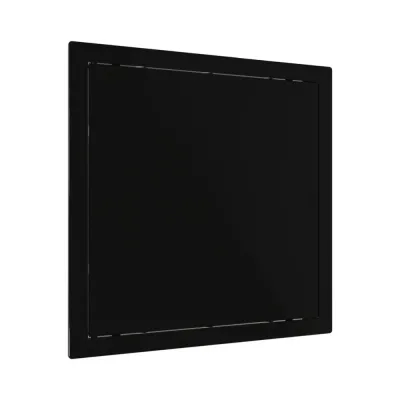 Люк ревизионный LN фланец 200x200 нажимной 224х224 пластик Black EVECS