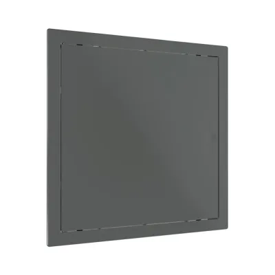 Люк ревизионный LN фланец 200x200 нажимной 224х224 пластик Gray EVECS