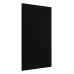 Люк ревизионный LN фланец 200х400 нажимной 223х423 пластик Black EVECS