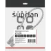 Патч-корд SUPRLAN UTP 5e 4x2 26AWG (7x0.16mm) Cu LSZH серый 0,3м