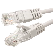Патч-корд SUPRLAN UTP 5e 4x2 26AWG (7x0.16mm) Cu LSZH серый 2м