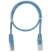 Патч-корд SUPRLAN UTP 5e 4x2 26AWG (7x0.16mm) Cu LSZH синий 0,5м
