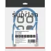Патч-корд SUPRLAN UTP 5e 4x2 26AWG (7x0.16mm) Cu LSZH синий 0,5м