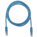 Патч-корд SUPRLAN UTP 5e 4x2 26AWG (7x0.16mm) Cu LSZH синий 2м