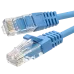 Патч-корд SUPRLAN UTP 5e 4x2 26AWG (7x0.16mm) Cu LSZH синий 5м