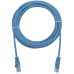 Патч-корд SUPRLAN UTP 5e 4x2 26AWG (7x0.16mm) Cu LSZH синий 5м