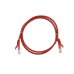 Патч-корд SUPRLAN UTP 5e 4x2 26AWG (7x0.16mm) Cu LSZH красный 1м