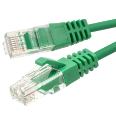 Патч-корд SUPRLAN UTP 5e 4x2 26AWG (7x0.16mm) Cu LSZH зеленый 1м