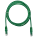 Патч-корд SUPRLAN UTP 5e 4x2 26AWG (7x0.16mm) Cu LSZH зеленый 1м
