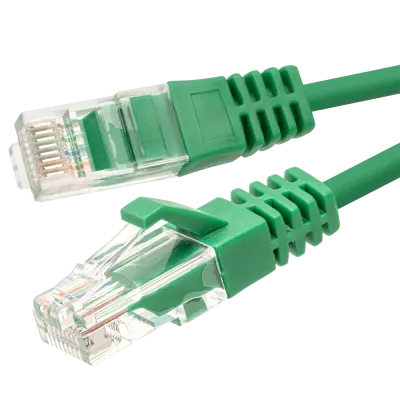 Патч-корд SUPRLAN UTP 5e 4x2 26AWG (7x0.16mm) Cu LSZH зеленый 5м