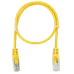 Патч-корд SUPRLAN UTP 5e 4x2 26AWG (7x0.16mm) Cu LSZH желтый 0,5м
