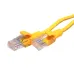 Патч-корд SUPRLAN UTP 5e 4x2 26AWG (7x0.16mm) Cu LSZH желтый 1м