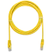 Патч-корд SUPRLAN UTP 5e 4x2 26AWG (7x0.16mm) Cu LSZH желтый 3м