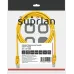 Патч-корд SUPRLAN UTP 5e 4x2 26AWG (7x0.16mm) Cu LSZH желтый 3м