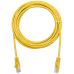 Патч-корд SUPRLAN UTP 5e 4x2 26AWG (7x0.16mm) Cu LSZH желтый 5м