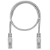 Патч-корд UTP 6 4x2 24AWG Cu LSZH серый 0,5м
