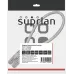 Патч-корд UTP 6 4x2 24AWG Cu LSZH серый 0,3м