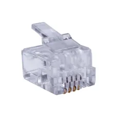 Коннекторы 6P4C (RJ-11) (100 pcs)