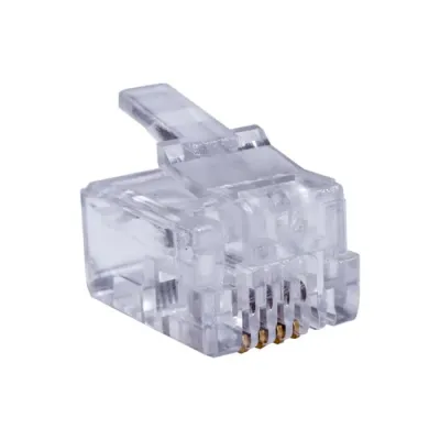 Коннекторы 6P4C (RJ-11) (100 pcs)