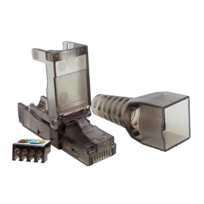 Коннектор 8P8C UTP Cat.6A (RJ-45) безынструментальный (DIY)