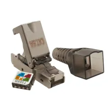 Коннектор 8P8C STP Cat.6A (RJ-45) безынструментальный (DIY)