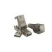 Коннектор 8P8C STP 6A (RJ-45) безынструментальный