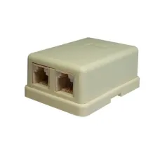 Компьютерная розетка 6P4C (RJ-11) 2 порта
