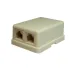 Компьютерная розетка 6P4C (RJ-11) 2 порта