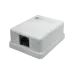 Компьютерная розетка 8P8C (RJ-45), UTP, Cat.5e, 1 порт (DIY)