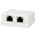 Компьютерная розетка 8P8C (RJ-45), FTP, Cat.5e, 2 порта