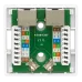 Компьютерная розетка 8P8C (RJ-45), FTP, Cat.5e, 2 порта
