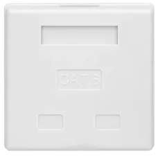 Компьютерная розетка 8P8C (RJ-45), UTP, Cat.6, 2 порта (DIY)