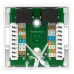 Компьютерная розетка 8P8C (RJ-45), UTP, Cat.6, 2 порта (DIY)