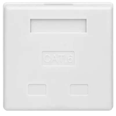 Компьютерная розетка 8P8C (RJ-45), UTP, Cat.6, 2 порта