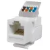 Keystone Jack 8P8C (RJ-45), UTP, Cat.5e. заделка без инструмента, белый