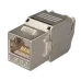 Розеточный модуль Keystone Jack 8P8C (RJ-45) FTP Cat.5e заделка без инструмента 180° (DIY)