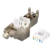 Модуль Keystone Jack 8P8C (RJ-45) FTP Cat.5e заделка без инструм.180 град.