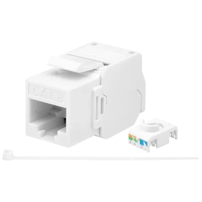 Модуль Keystone Jack 8P8C (RJ-45) UTP Cat.6 заделка без инструм.180 град.